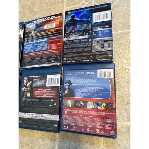 Collection Of 6 DVD/Blu Ray Horror Scary Adventure Action Group #T379 - Picture 5 of 8